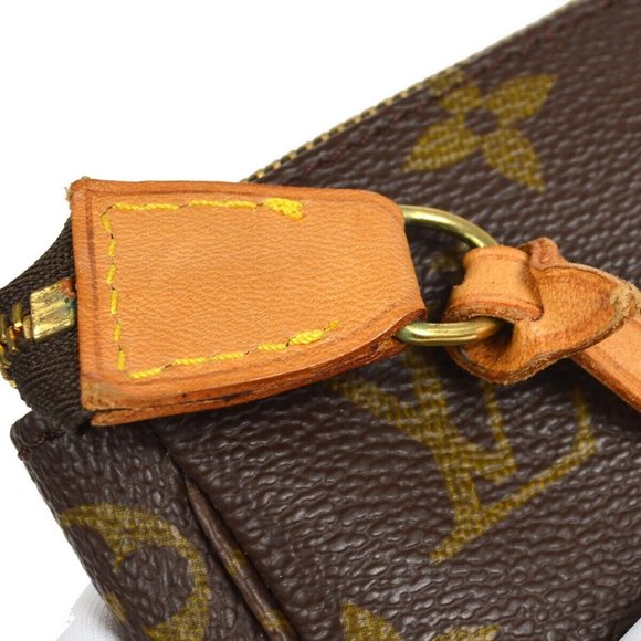 Authenticity Guarantee LOUIS VUITTON POCHETTE ACCESSOIRES HANDBAG PURSE MONOGRAM - Picture 10 of 12